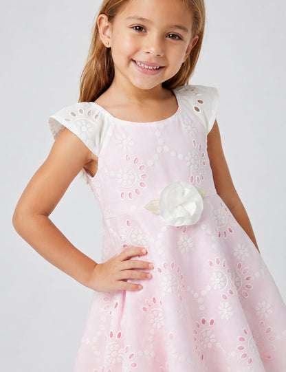 VESTIDO NIÑA REF 5302 | ROSADO