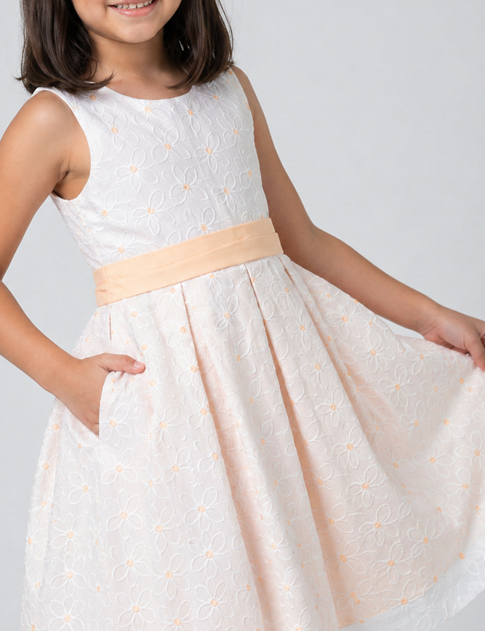 VESTIDO NIÑA REF 5335 | AMARILLO