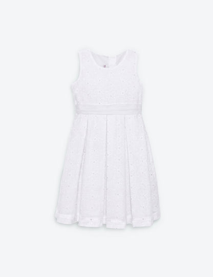 VESTIDO NIÑA REF 5335 | BLANCO