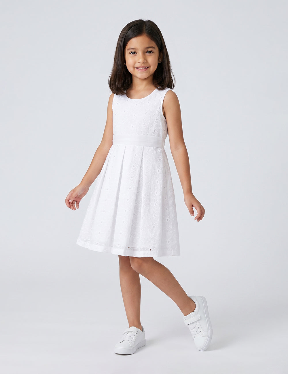VESTIDO NIÑA REF 5335 | BLANCO