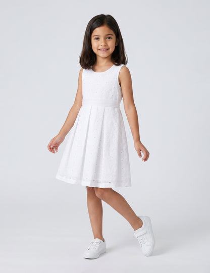 VESTIDO NIÑA REF 5335 | BLANCO