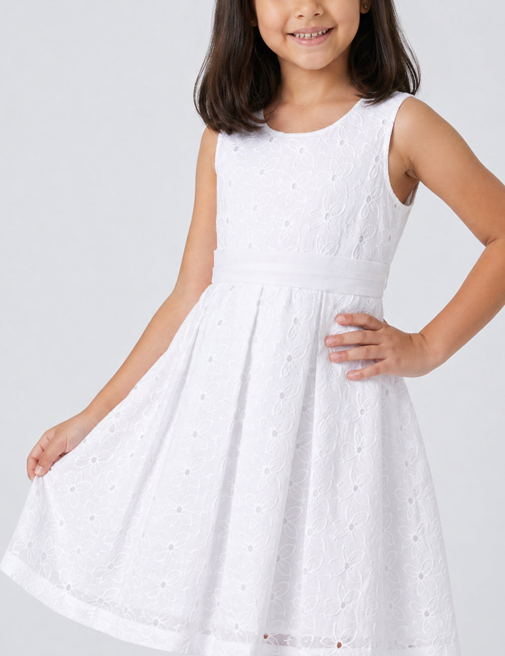 VESTIDO NIÑA REF 5335 | BLANCO