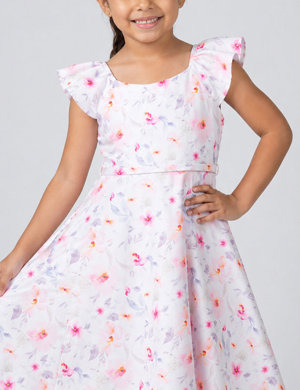 VESTIDO NIÑA REF 5349 | FUCSIA
