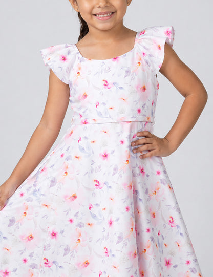 VESTIDO NIÑA REF 5349 | FUCSIA
