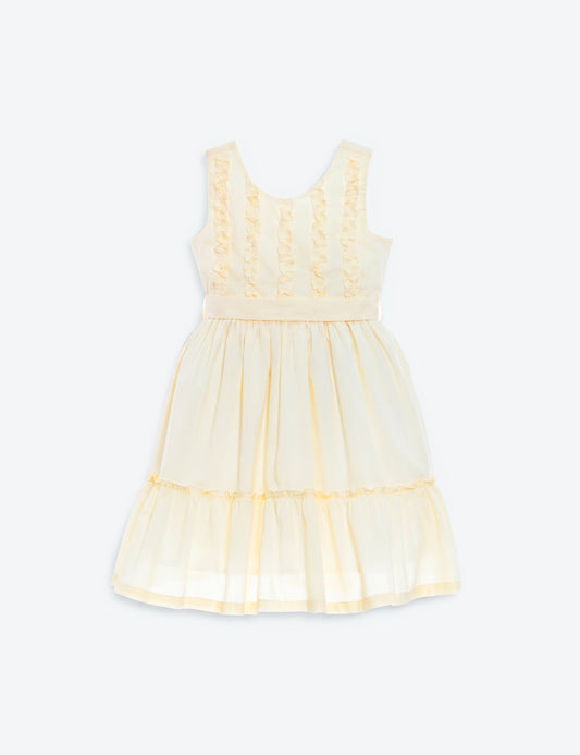 VESTIDO NIÑA REF 5366 | AMARILLO