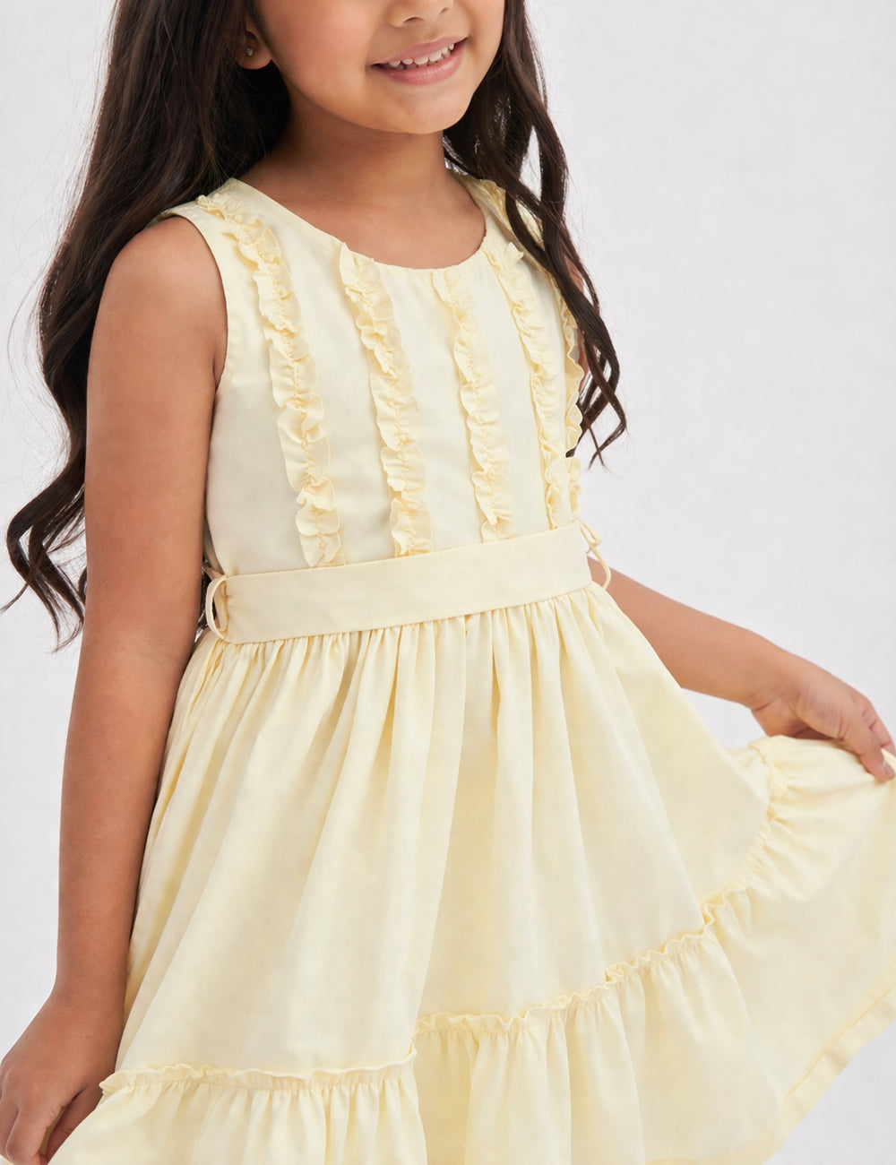 VESTIDO NIÑA REF 5366 | AMARILLO