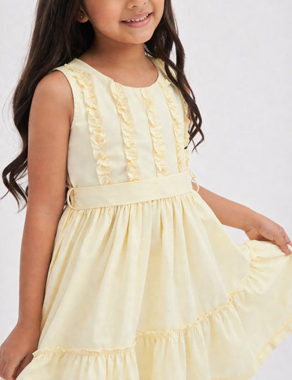 VESTIDO NIÑA REF 5366 | AMARILLO