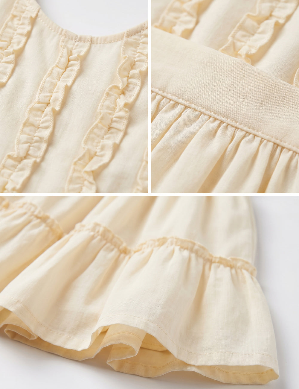 VESTIDO NIÑA REF 5366 | AMARILLO