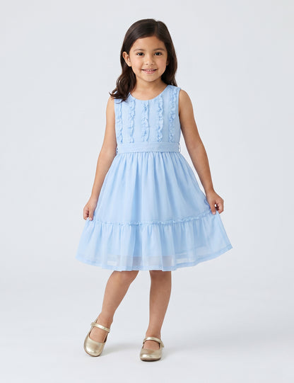 VESTIDO NIÑA REF 5366 | CELESTE