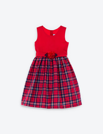 VESTIDO NIÑA REF 5384 | ROJO