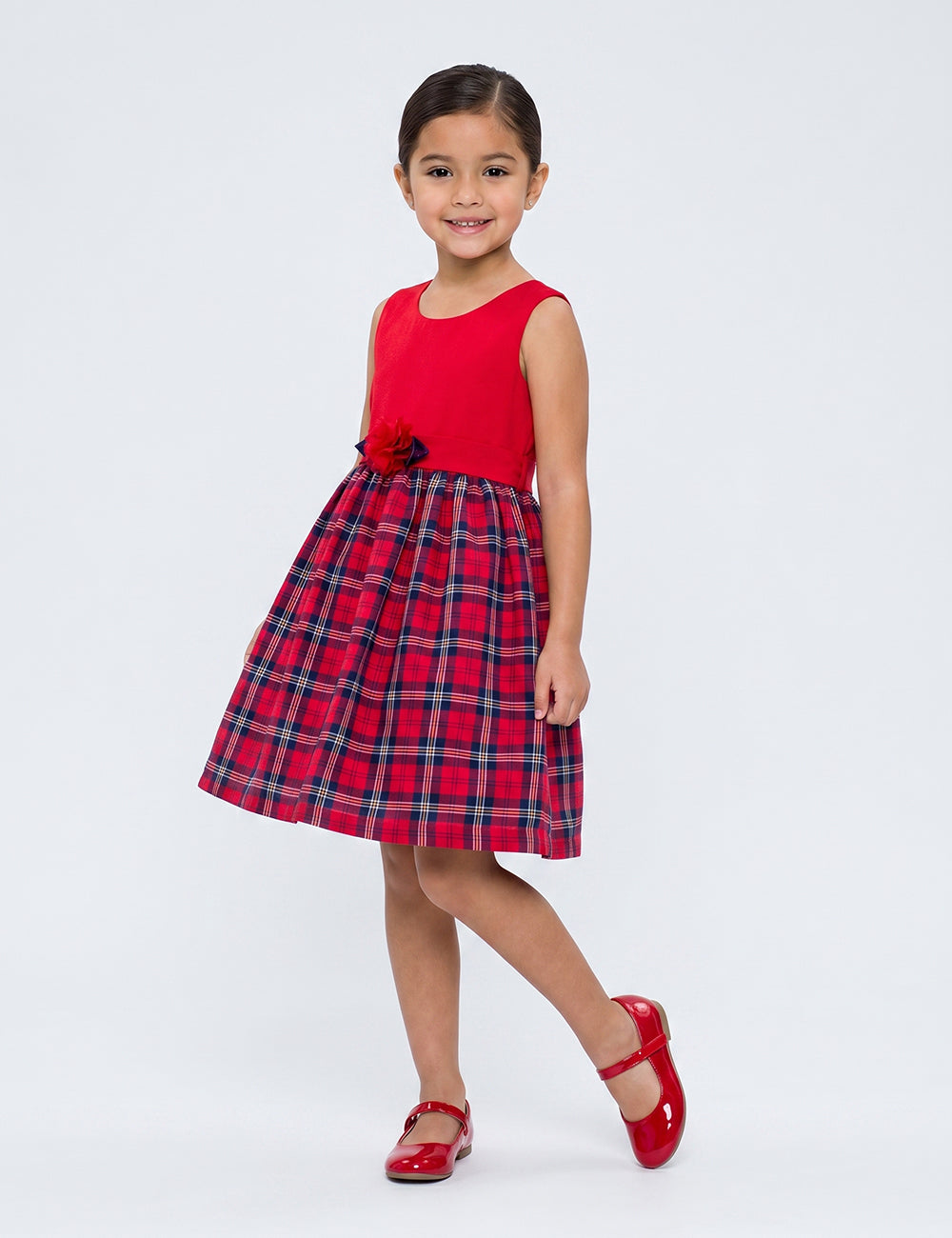 VESTIDO NIÑA REF 5384 | ROJO