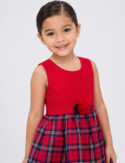 VESTIDO NIÑA REF 5384 | ROJO