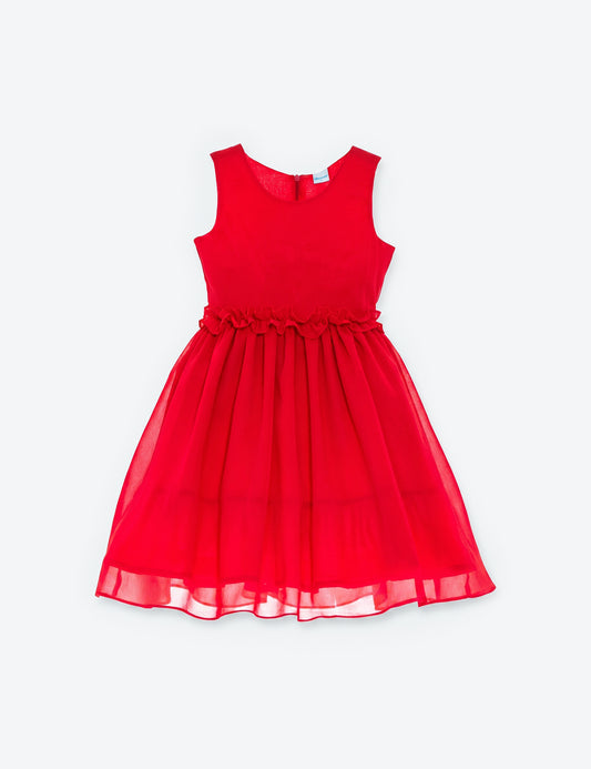 VESTIDO NIÑA REF 5387 | ROJO