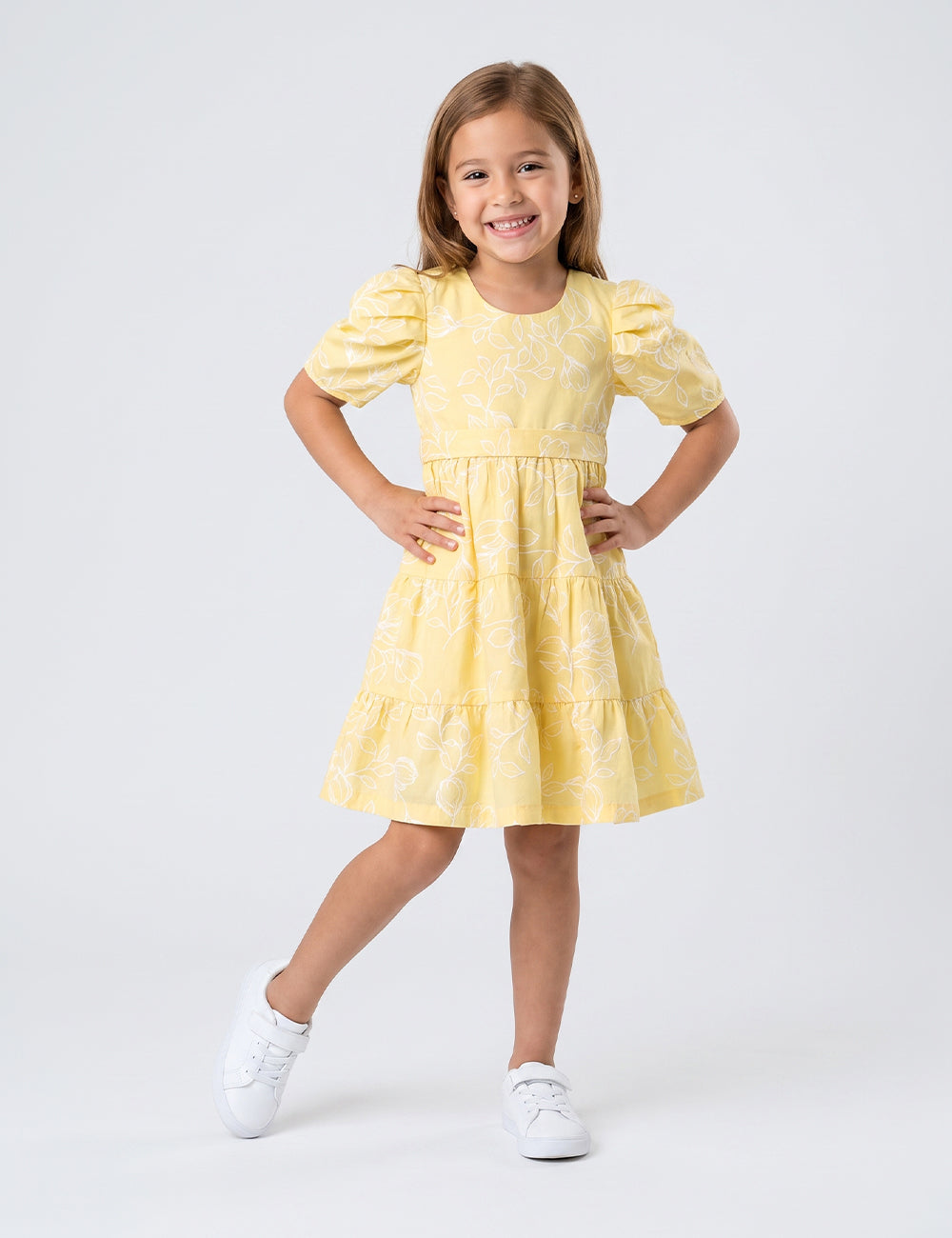 VESTIDO NIÑA REF 5410 | AMARILLO