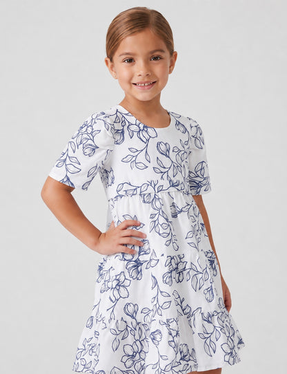 VESTIDO NIÑA REF 5410 | AZUL