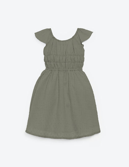 VESTIDO NIÑA REF 5413 | VERDE