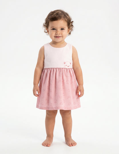 VESTIDO BEBÉ REF 6201 | PALO ROSA