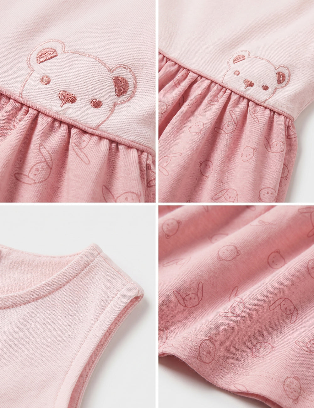 VESTIDO BEBÉ REF 6201 | PALO ROSA