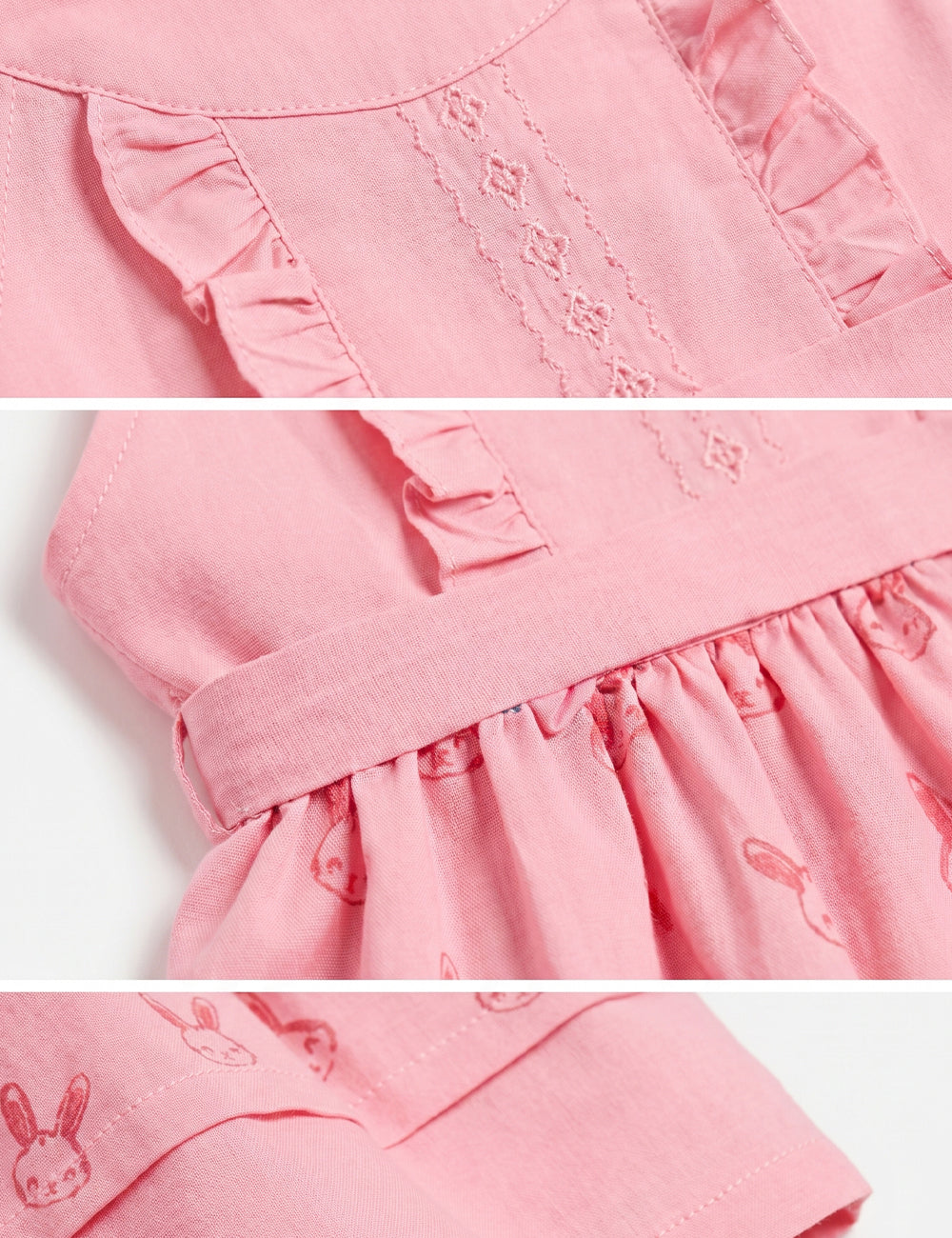 VESTIDO BEBÉ REF 6206 | ROSADO