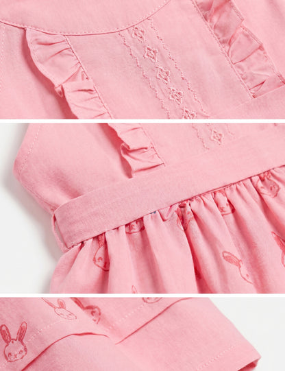 VESTIDO BEBÉ REF 6206 | ROSADO