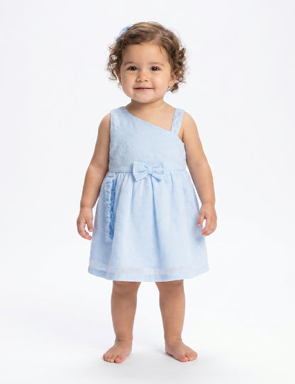 VESTIDO BEBÉ REF 6212 | CELESTE