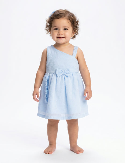 VESTIDO BEBÉ REF 6212 | CELESTE