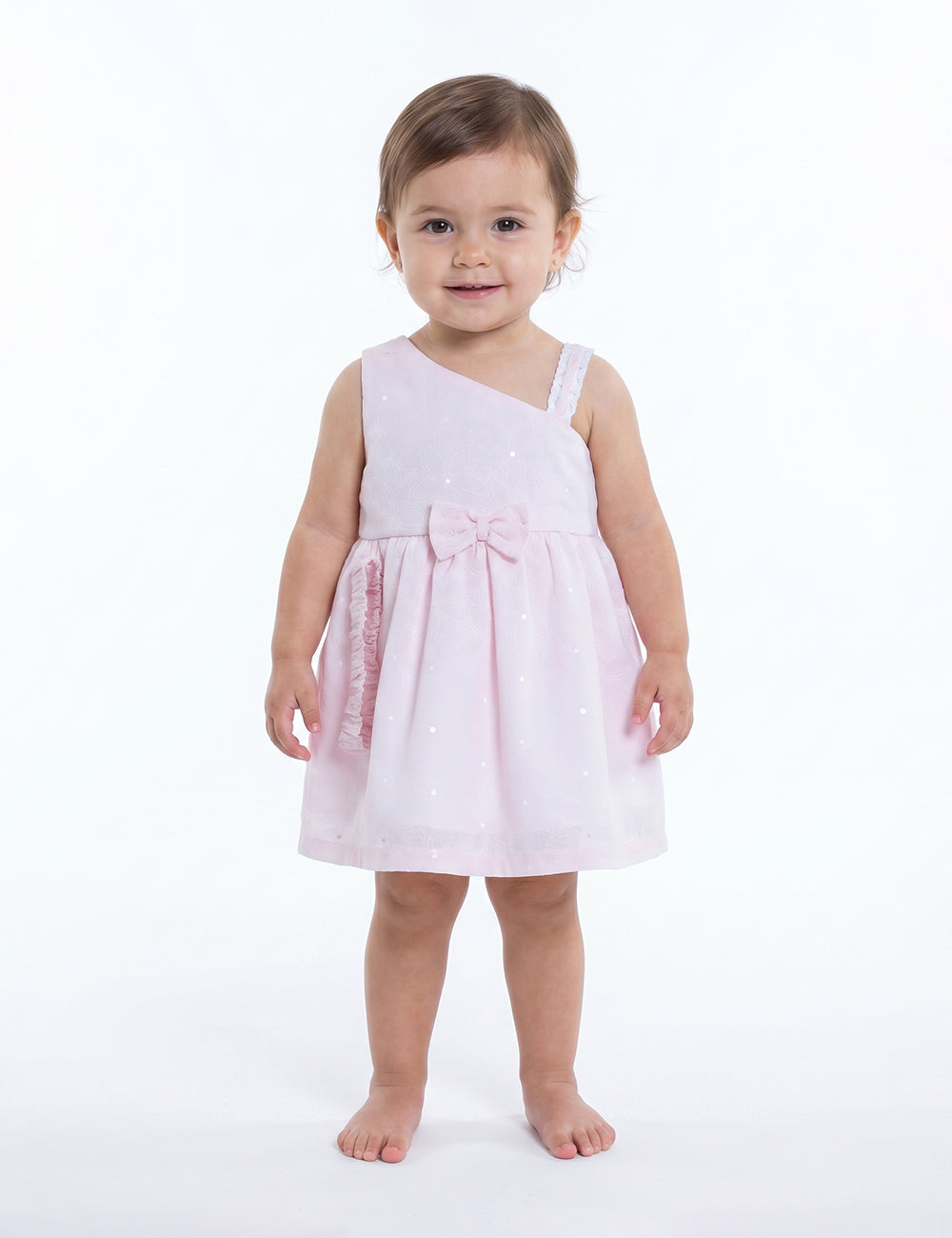 VESTIDO BEBÉ REF 6212 | ROSADO