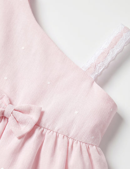 VESTIDO BEBÉ REF 6212 | ROSADO