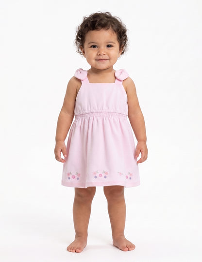 VESTIDO BEBÉ REF 6226 | ROSADO