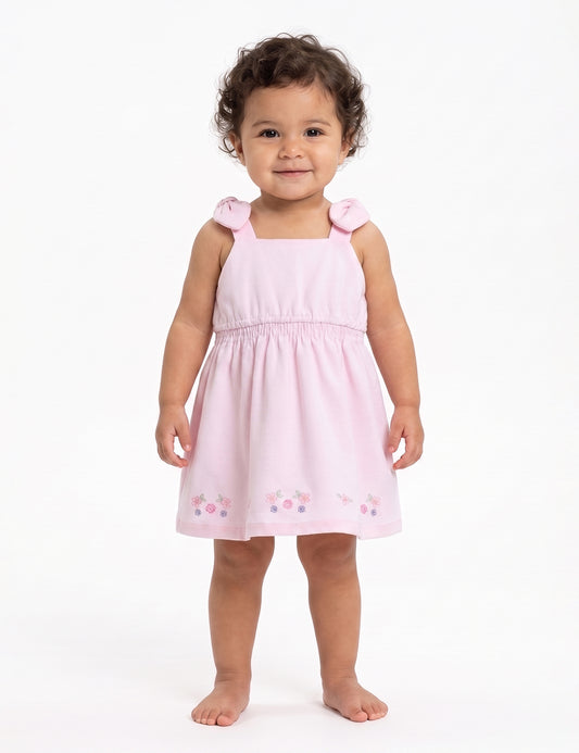 VESTIDO BEBÉ REF 6226 | ROSADO