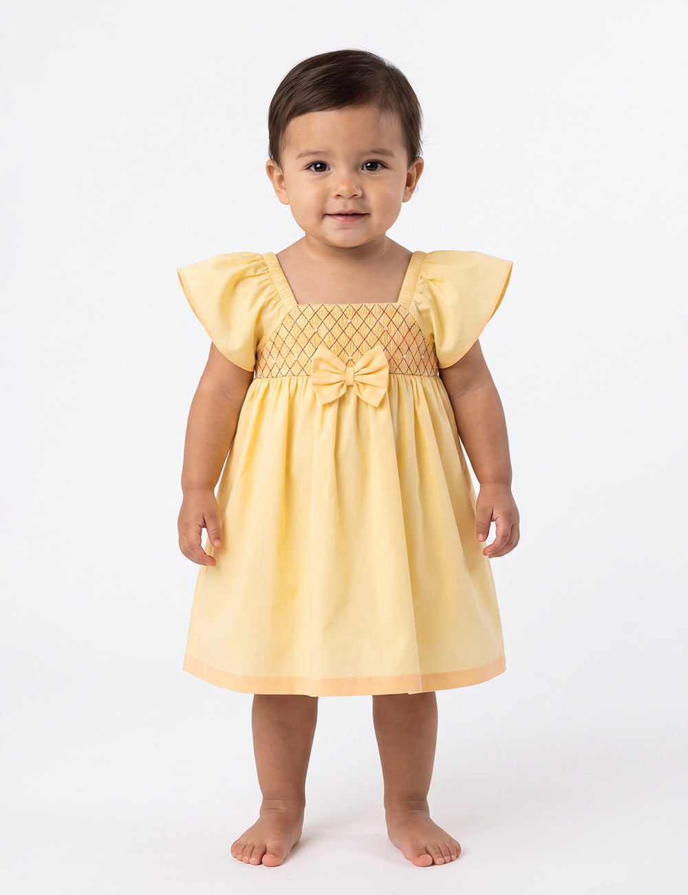 VESTIDO BEBÉ REF 6232 | AMARILLO