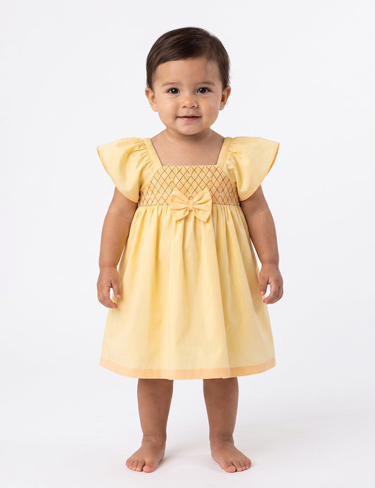 VESTIDO BEBÉ REF 6232 | AMARILLO