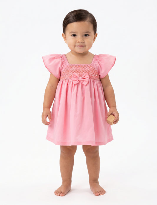 VESTIDO BEBÉ REF 6232 | PALO ROSA