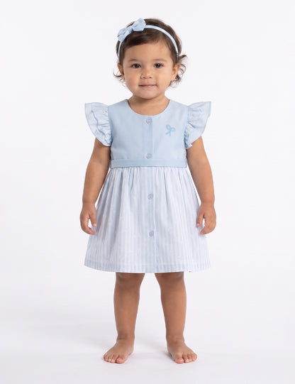VESTIDO BEBÉ REF 6235 | CELESTE