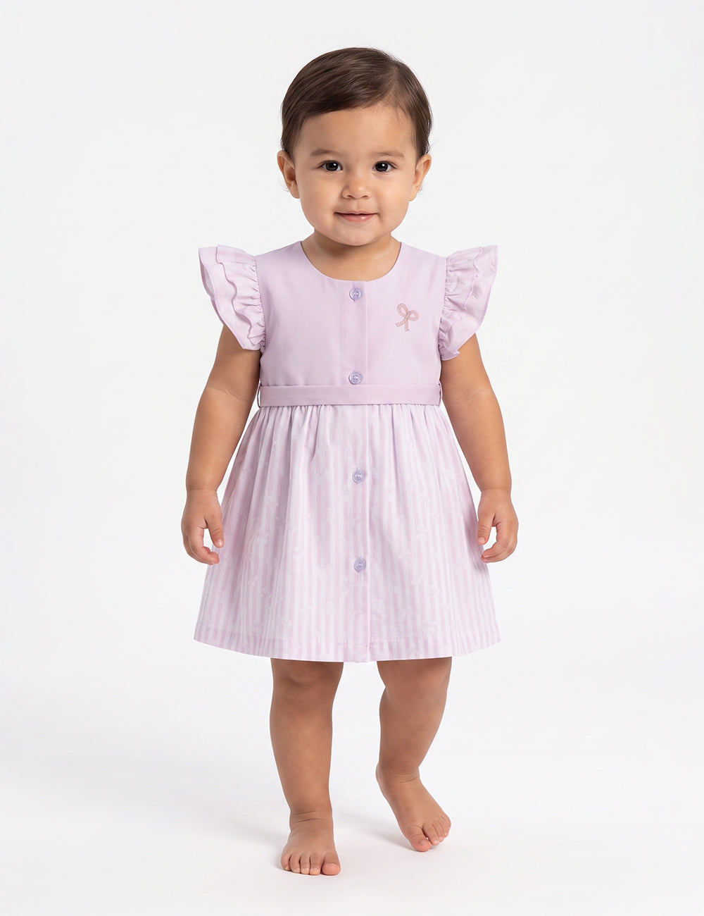 VESTIDO BEBÉ REF 6235 | ROSADO