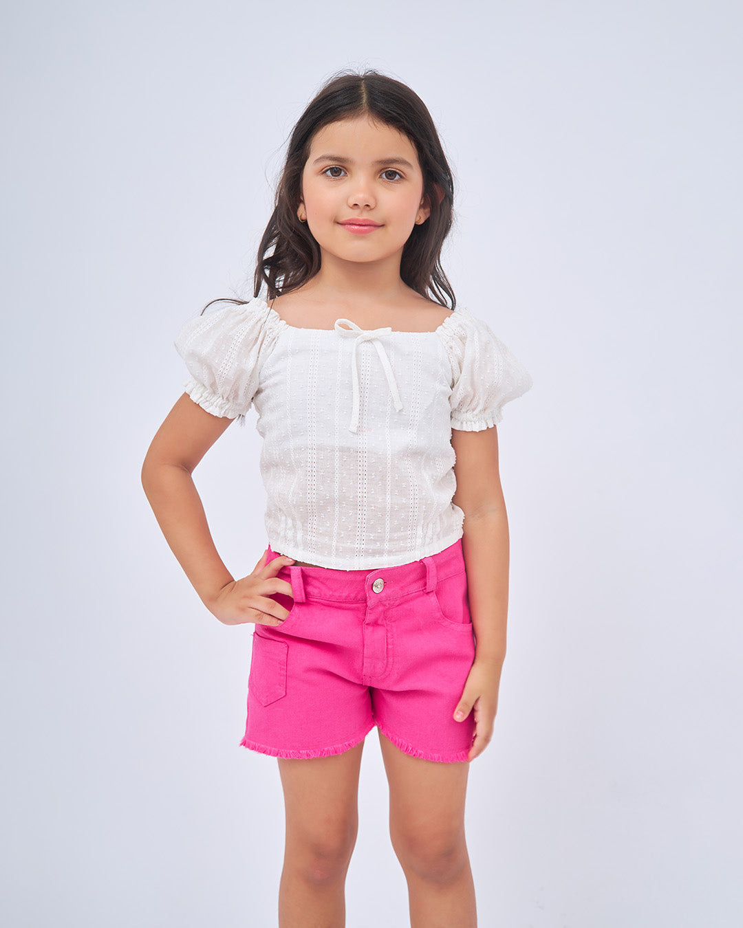 BLUSA NIÑA | BLANCO